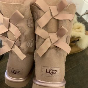 three ugg boots
